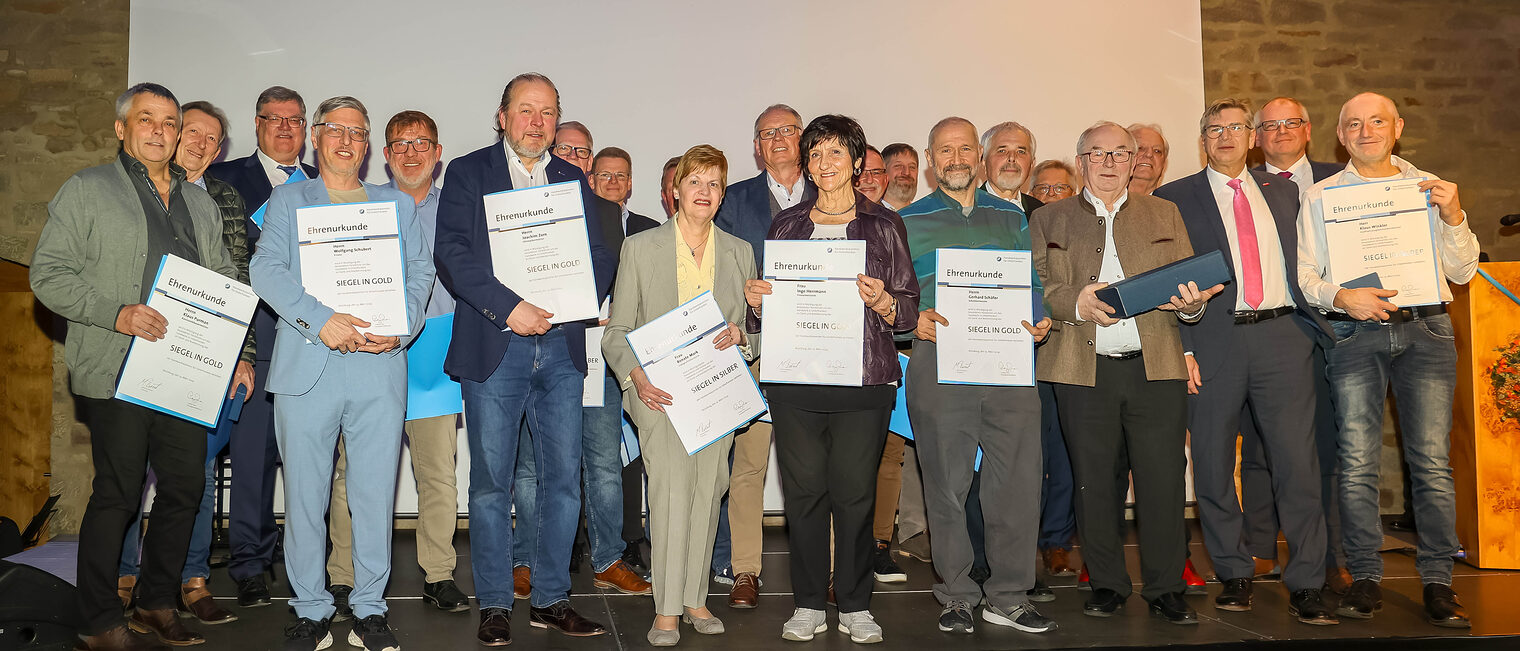 Ehrung langjähriger Prüfungsausschussmitglieder - Ehrenamtstag 2024