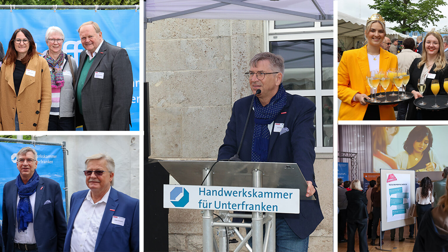 Collage verschiedener Fotos des Hoffestes 2024