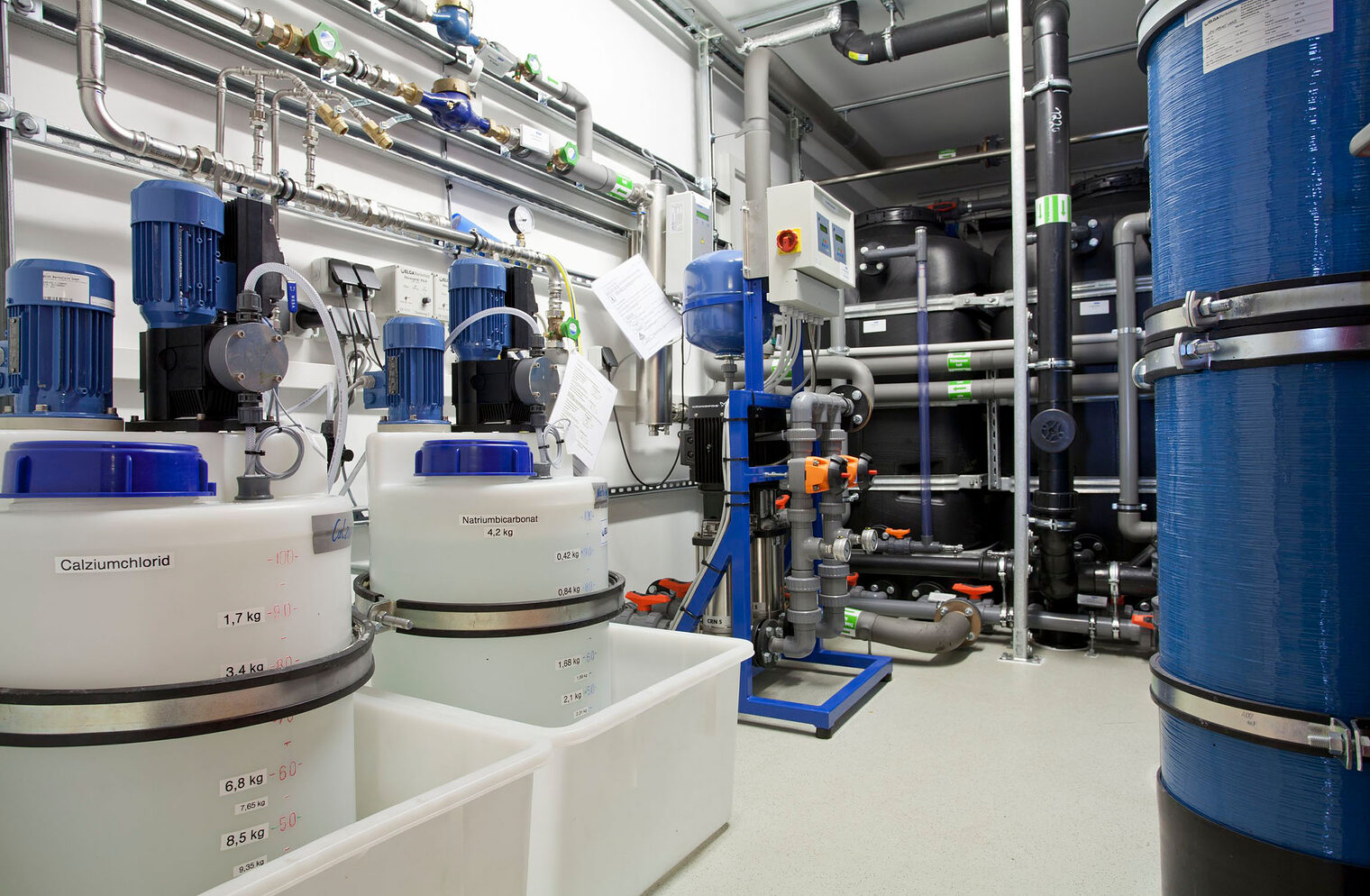 Frischwasseranlage im Gebäude der Polarstation